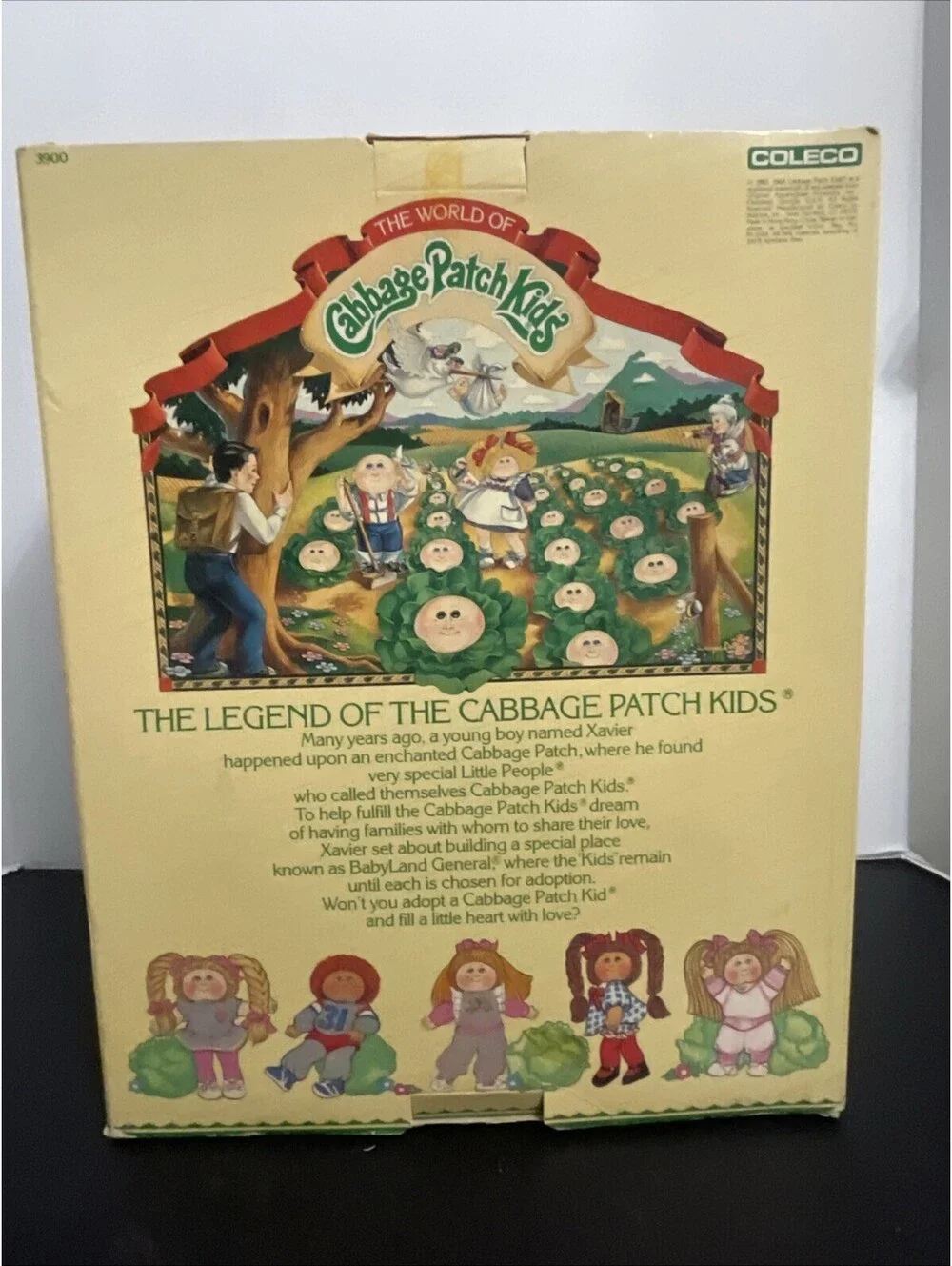 1984 Vintage Collectible Cabbage Patch Kids Doll - Blonde Hair Melva Flori Nov 1